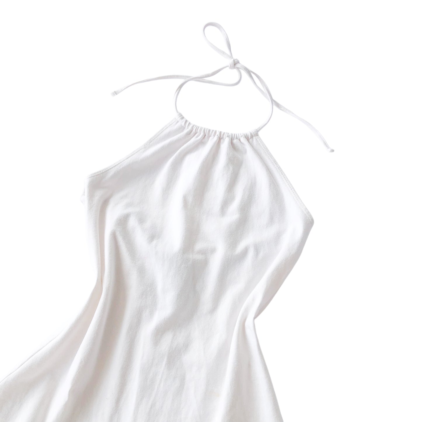 Vestido blanco halter