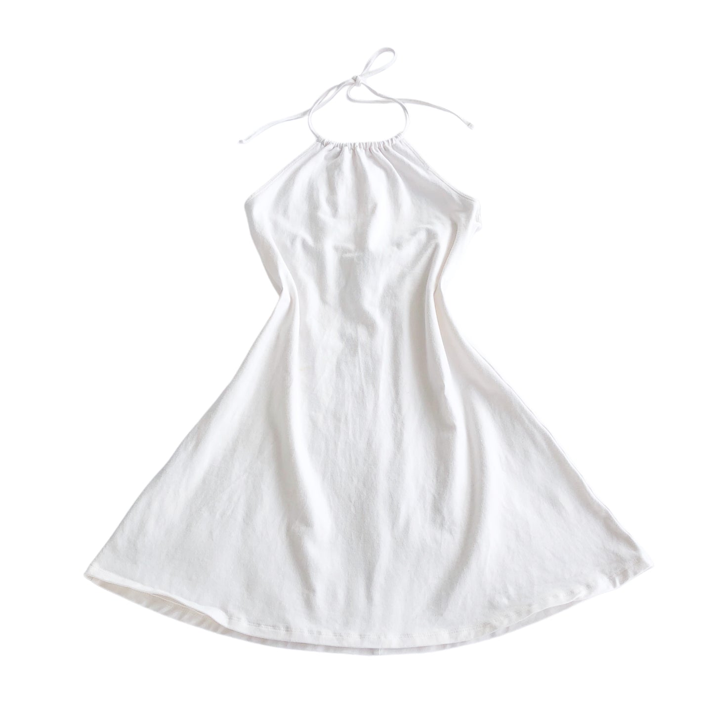 Vestido blanco halter