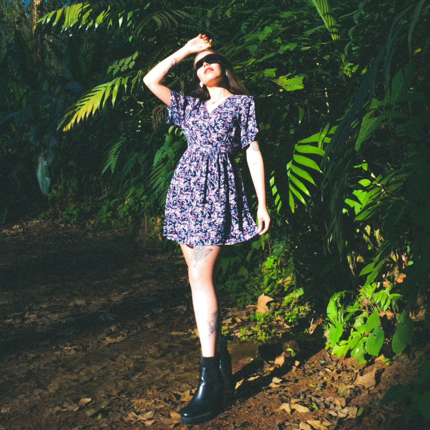 Vestido floral wrapp