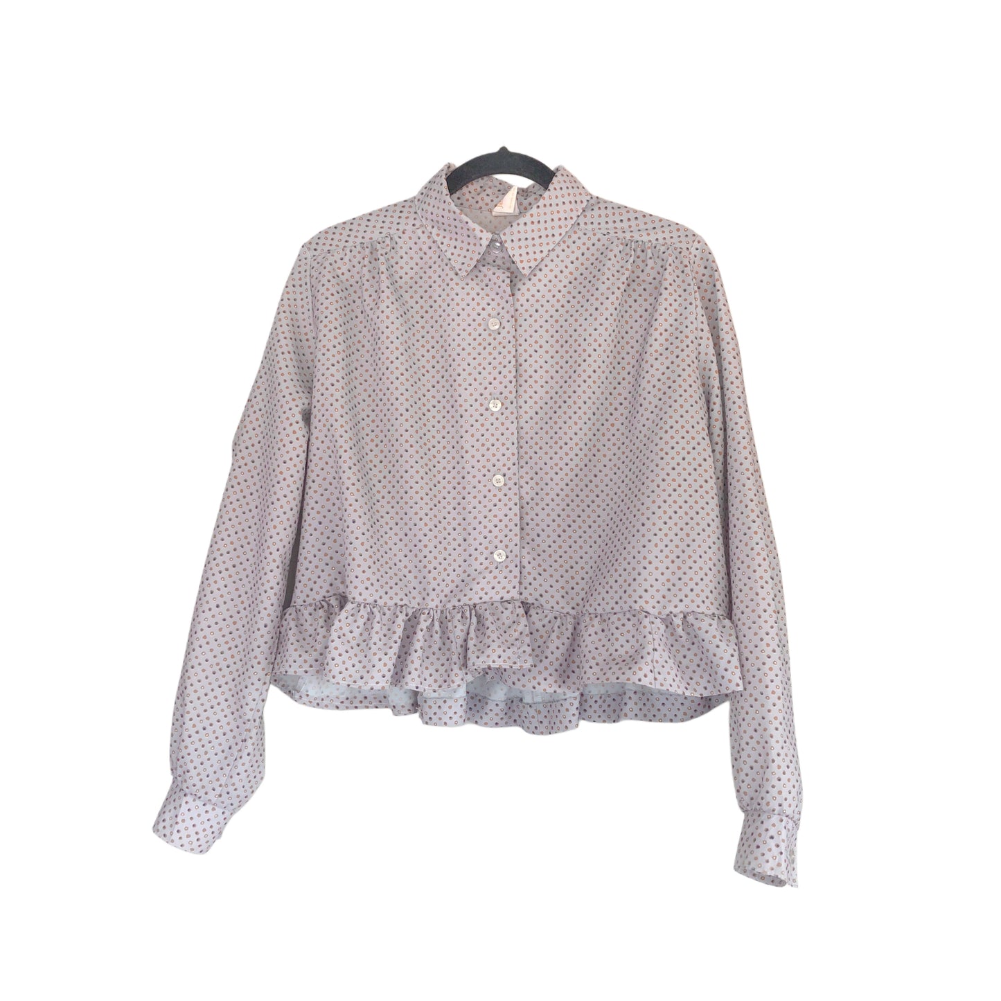 Blusa upcycling con ruffles