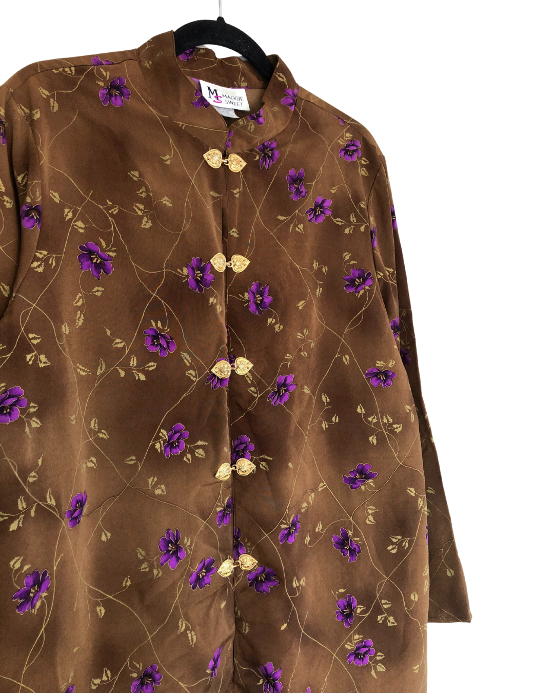 Camisa 90s con ganchitos en forma de corazón