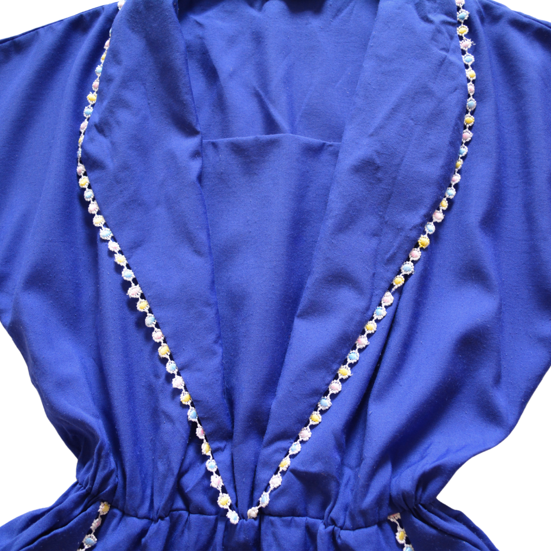 Vestido vintage con bolsas