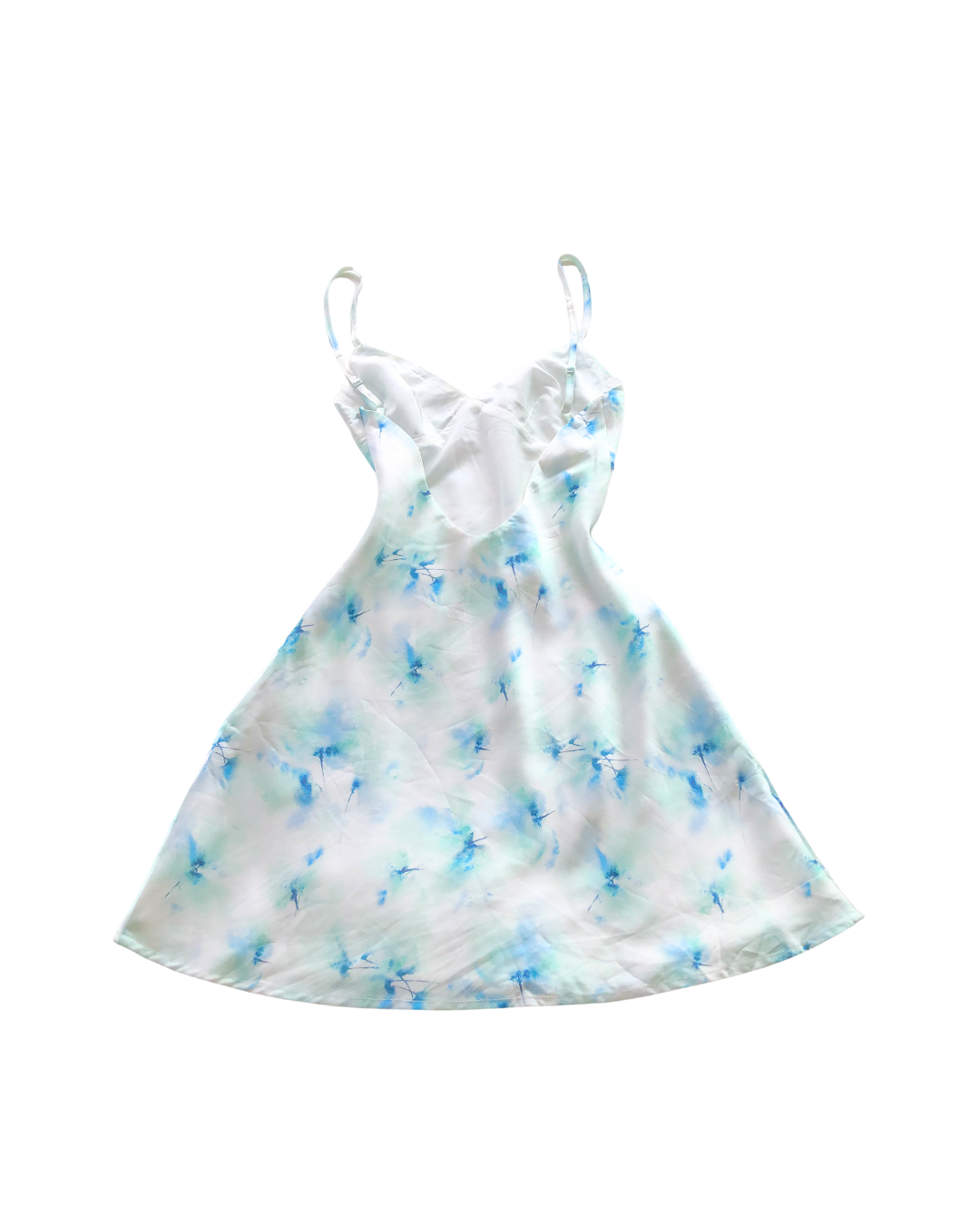 Vestido satinado escote ovalado