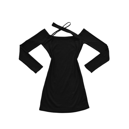 Vestido negro off shoulder