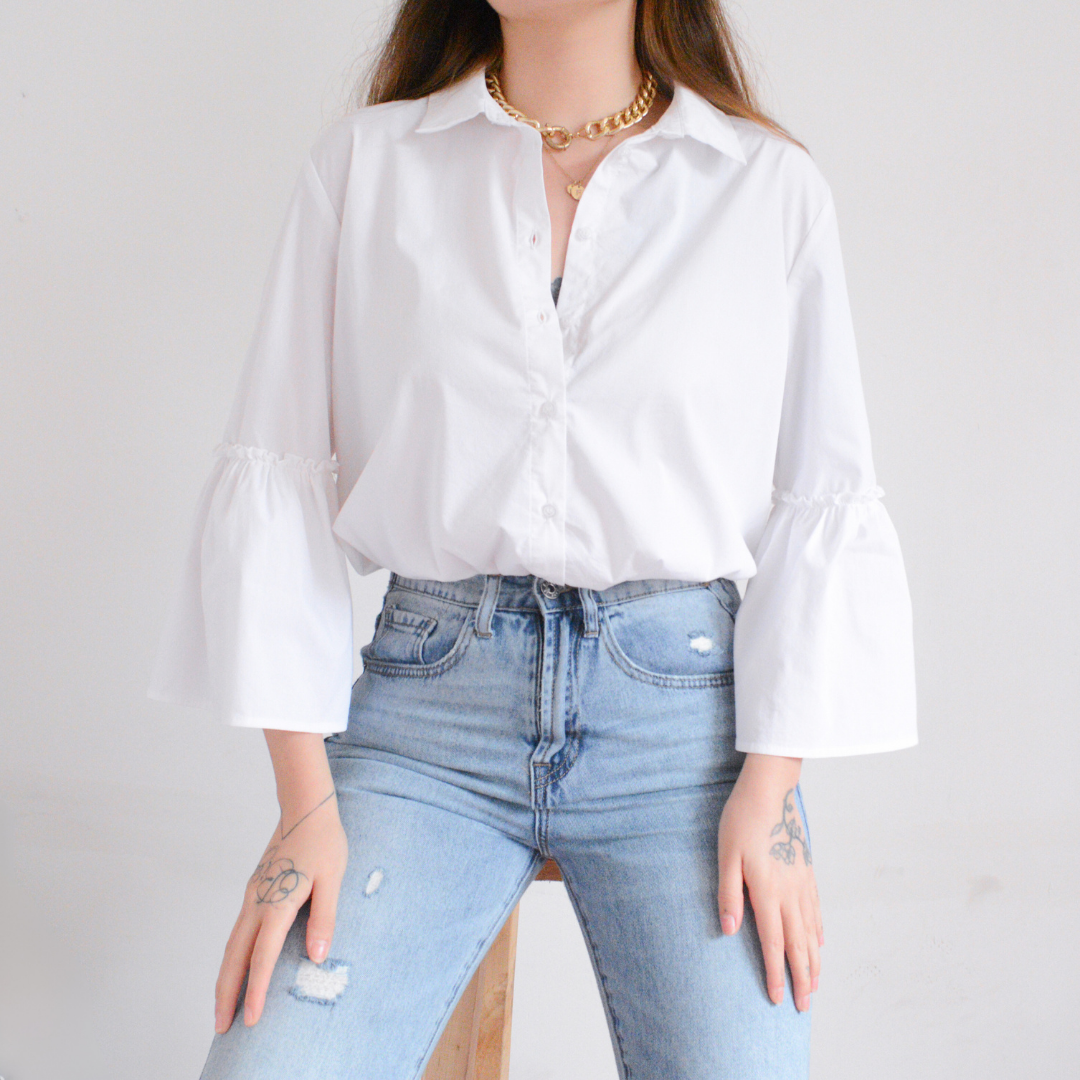 Blusa con moño