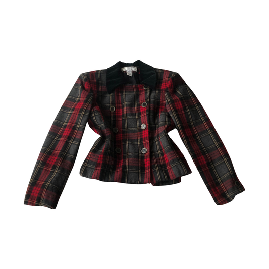 Blazer tartan vintage 90s