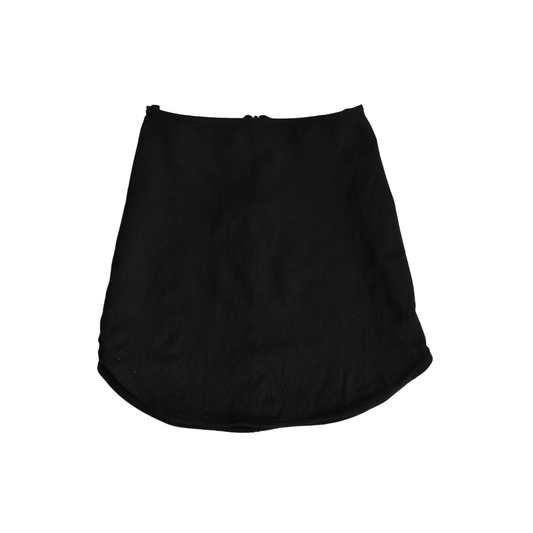 Minifalda negra circular