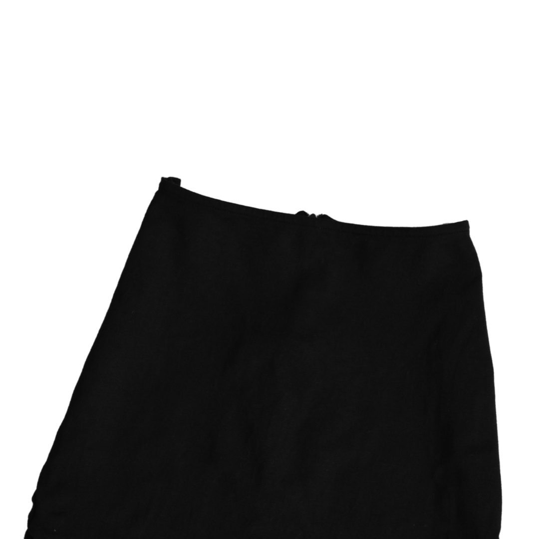 Minifalda negra circular