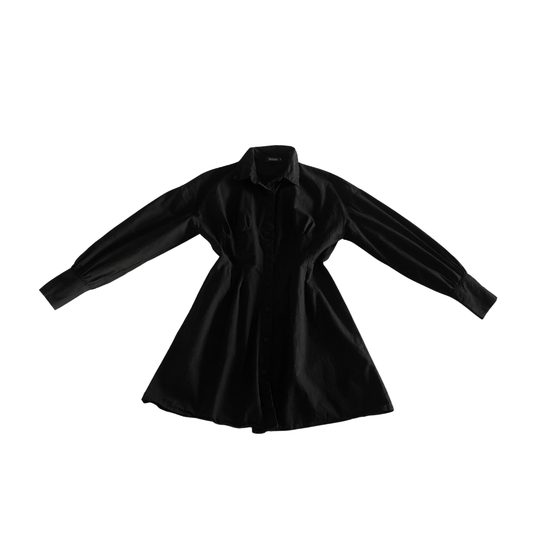 Vestido/camisa corset negro