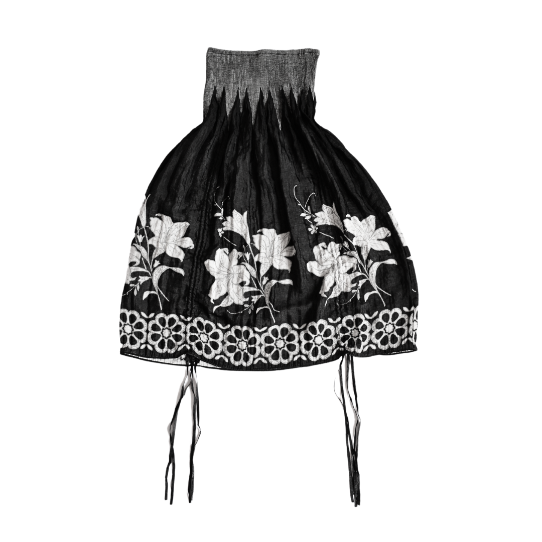 Vestido con tiras ajustables