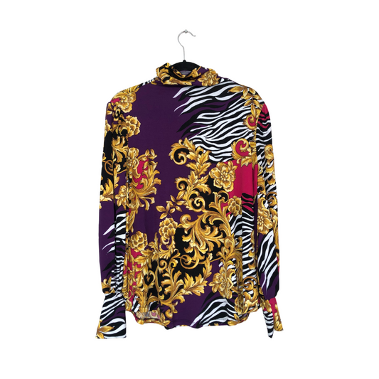 Blusa vintage 90s multicolor