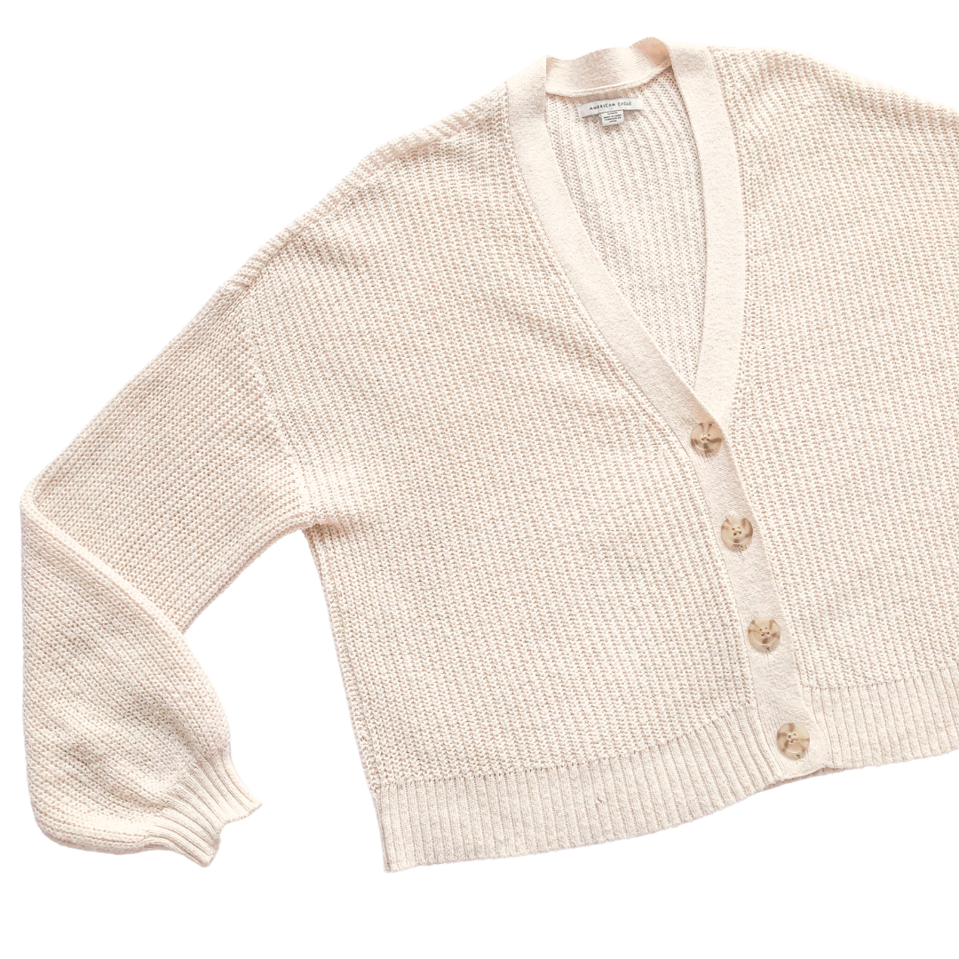 Sweater cardigan knit