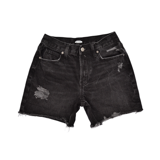 Momshort denim negro