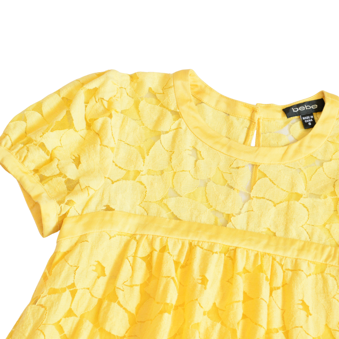 Vestido babydoll floral