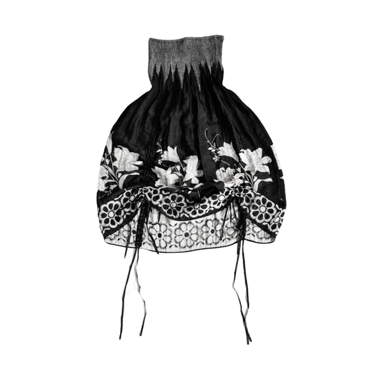 Vestido con tiras ajustables