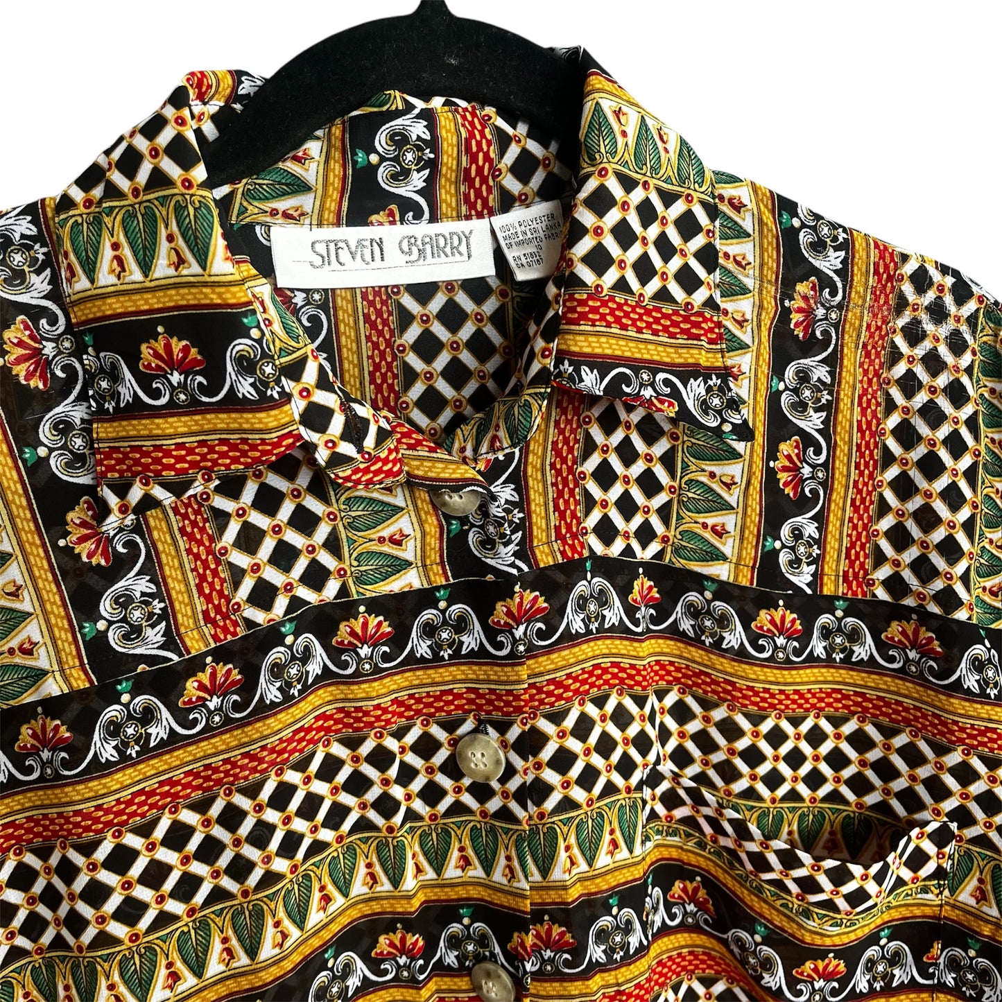 Blusa print geométrico
