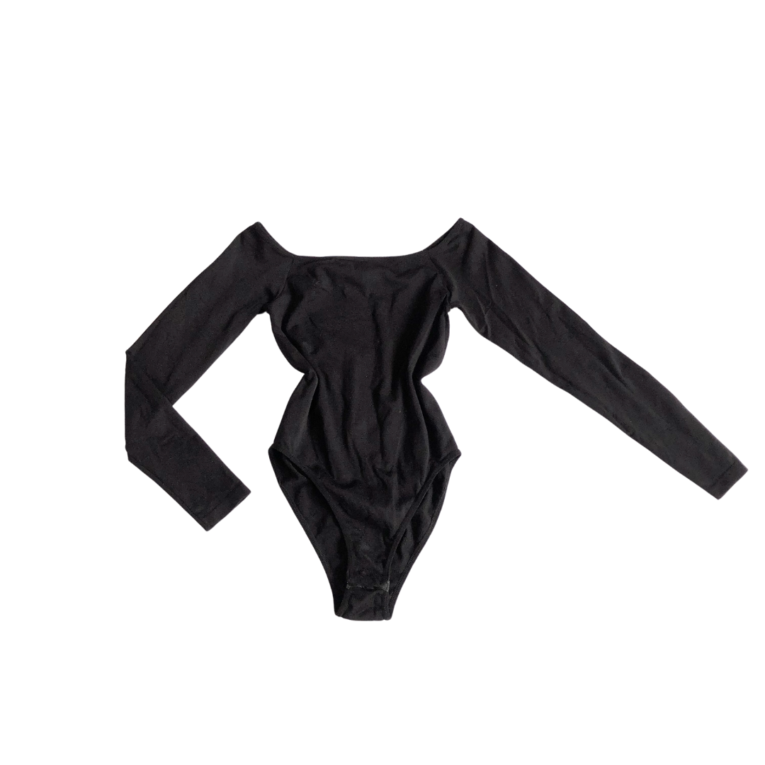 Bodysuit negro offshoulder