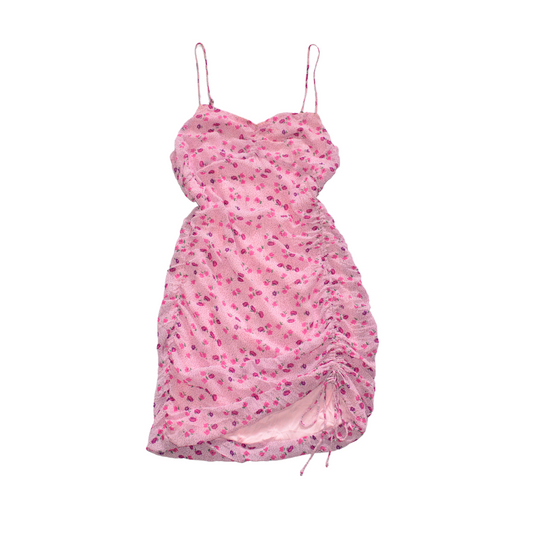 Vestido rosa floral