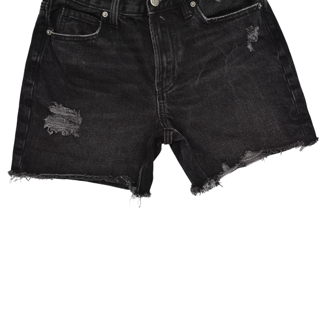Momshort denim negro