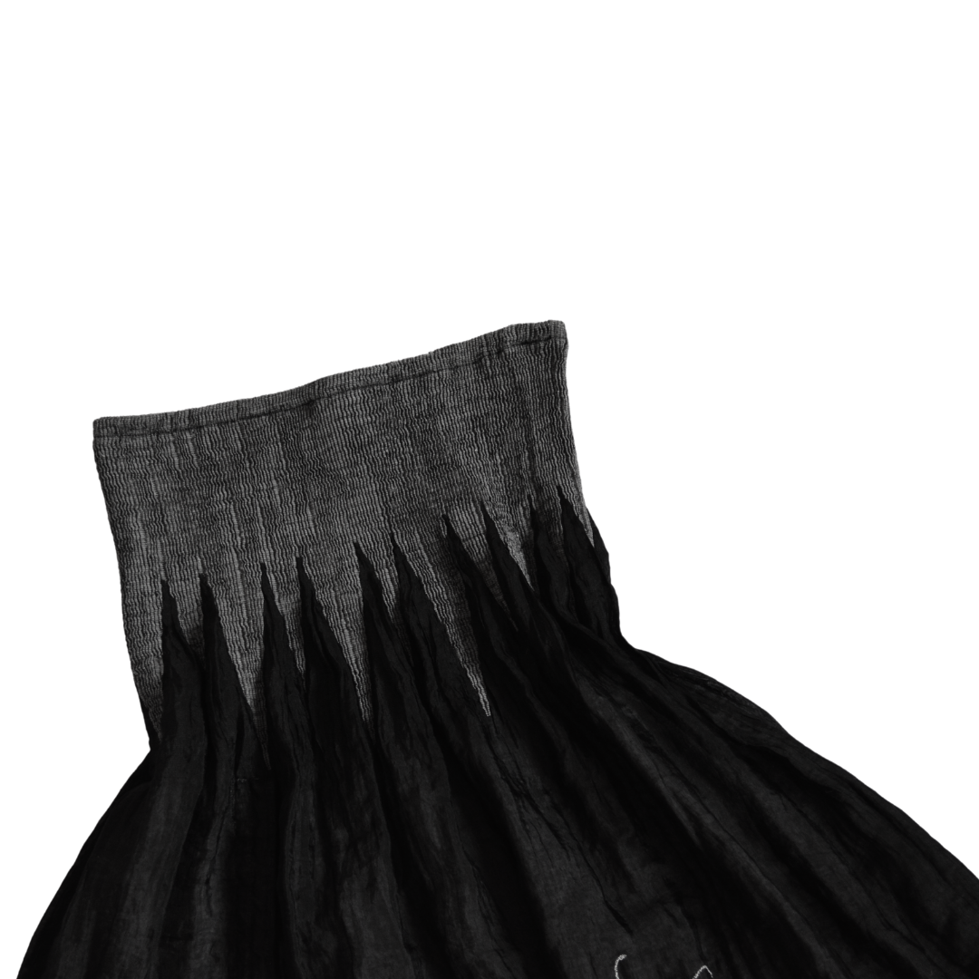Vestido con tiras ajustables