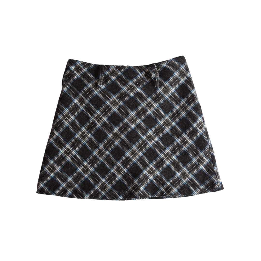 Falda tartan de rombos