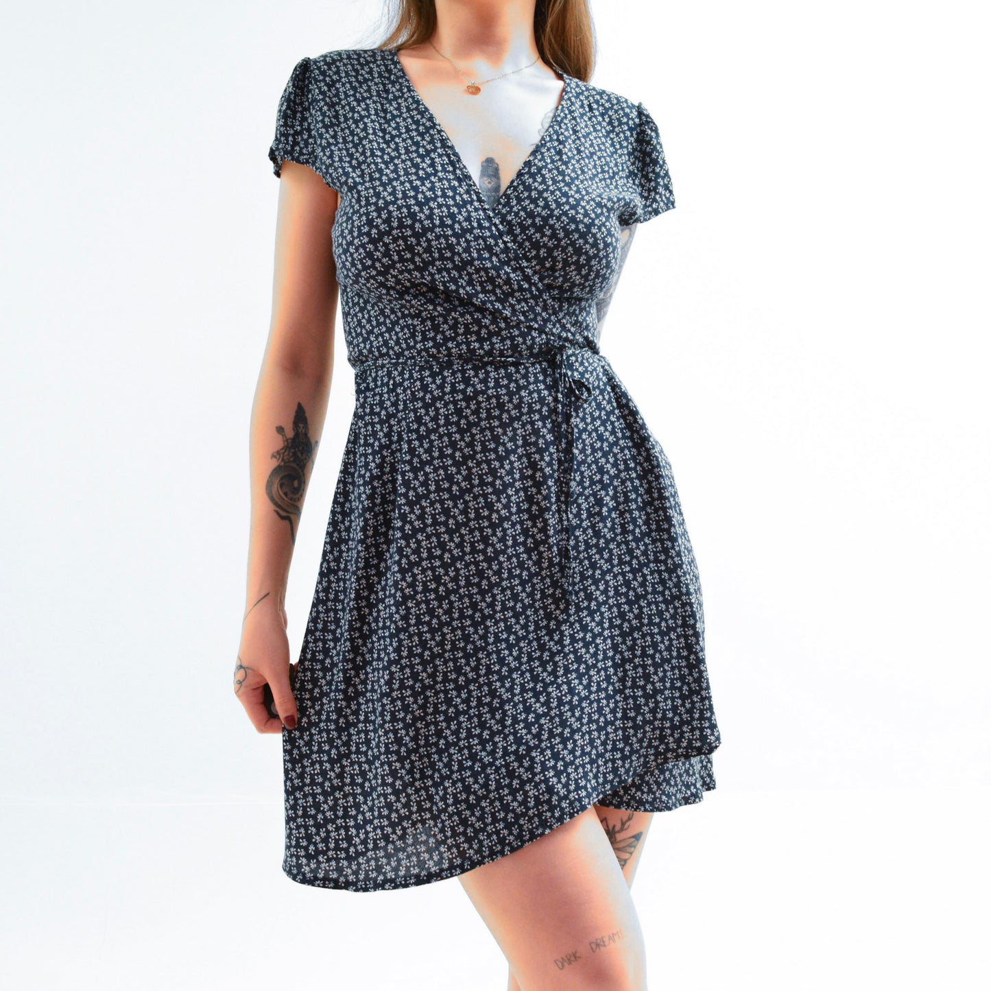 Vestido wrapped Brandy Melville