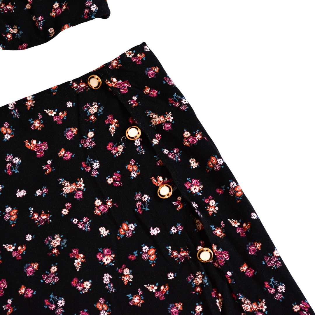 Conjunto upcycling floral