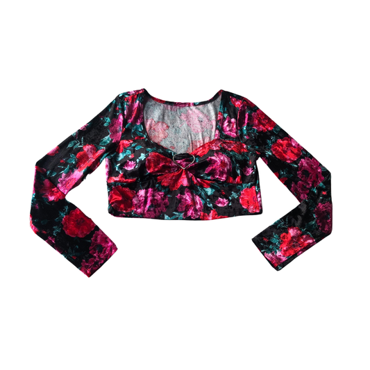 Top velvet rosas