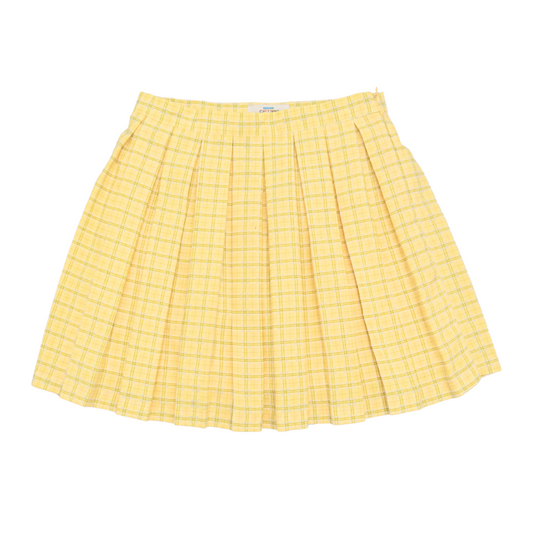 Falda plisada amarillo baby plaid