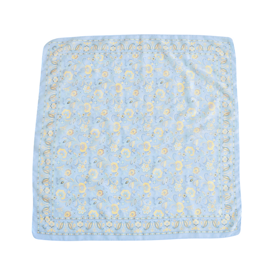 Mascada vintage azul cielo