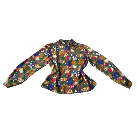 Blusa vintage 90s floral