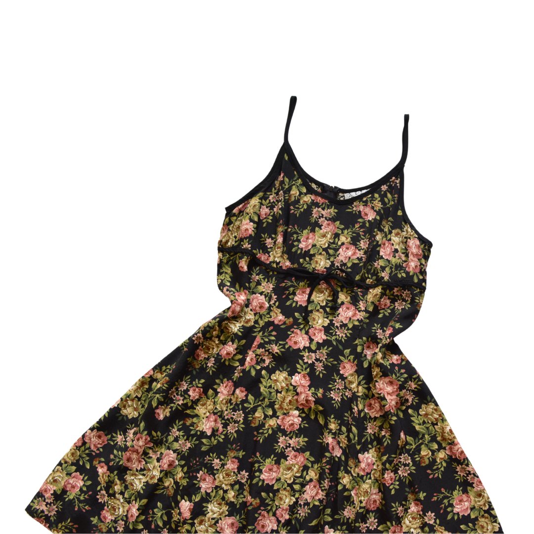 Vestido floral 90s