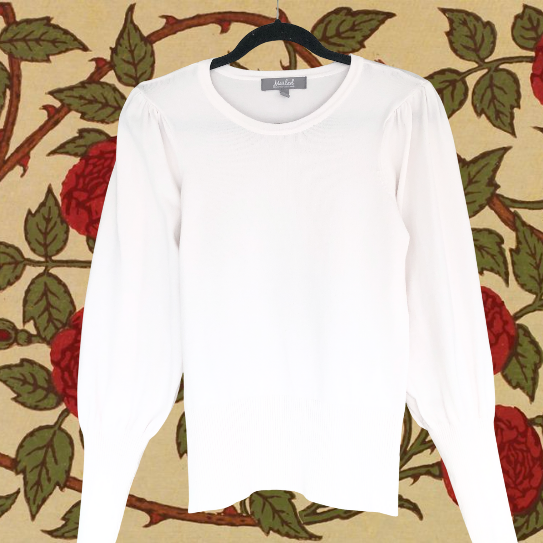 Suéter blanco knit