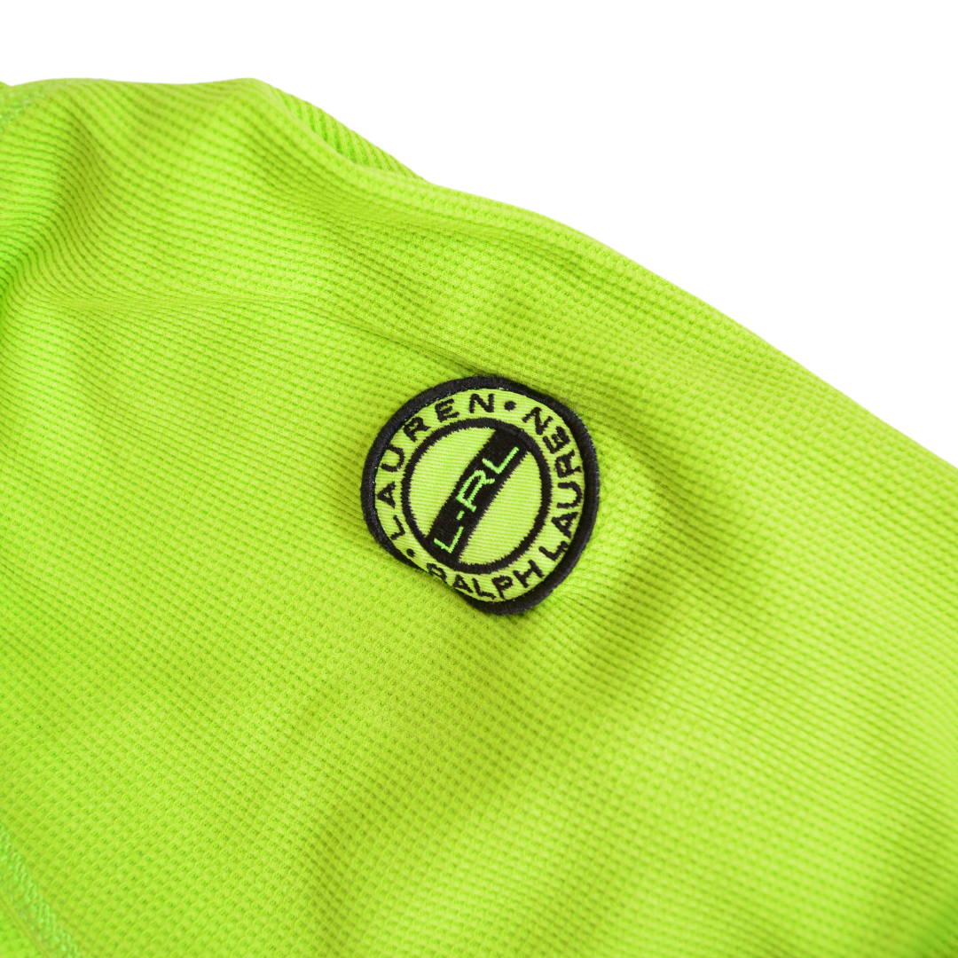 Sudadera Ralph Lauren Active verde neon
