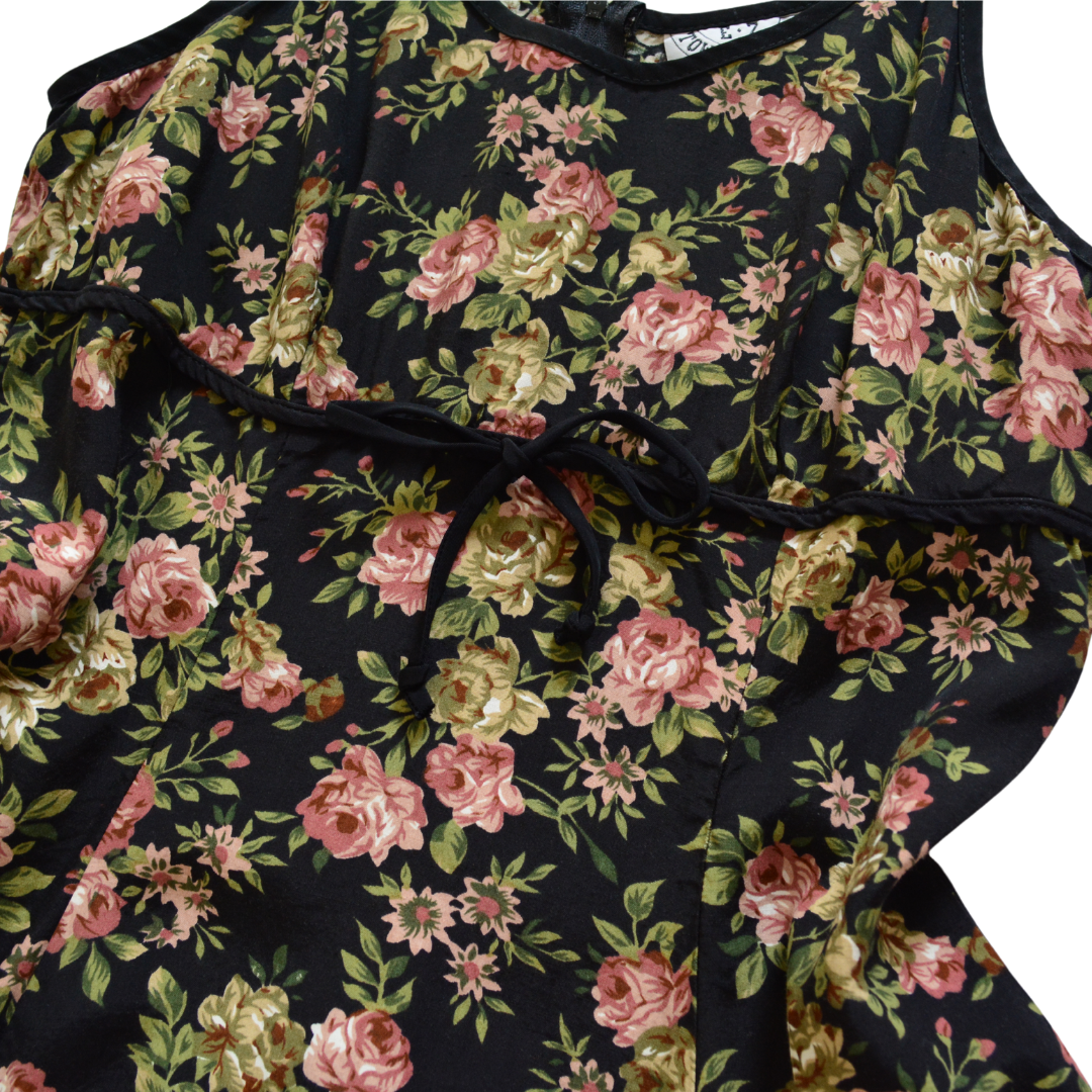 Vestido floral 90s