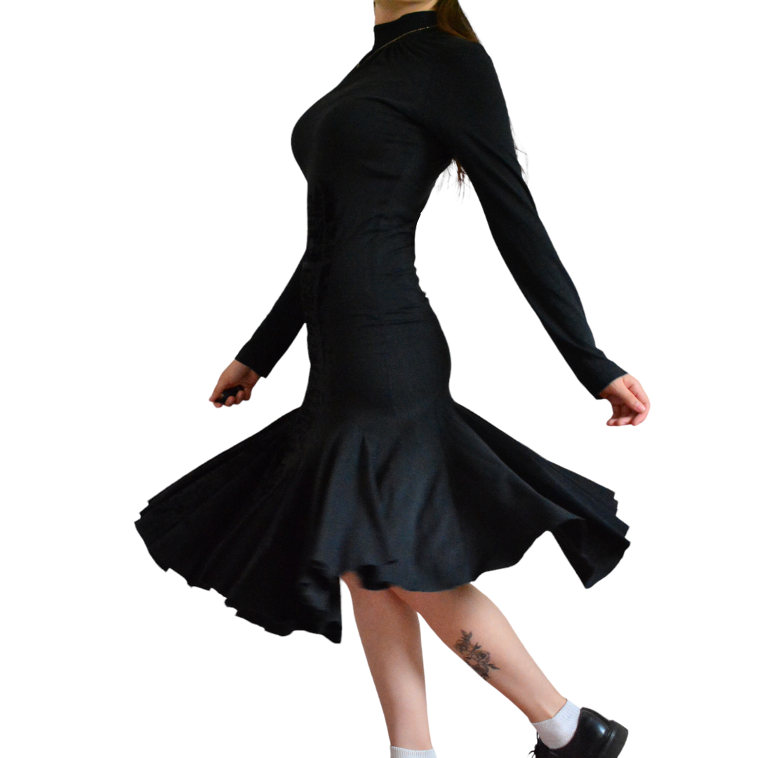 Vestido Desigual negro