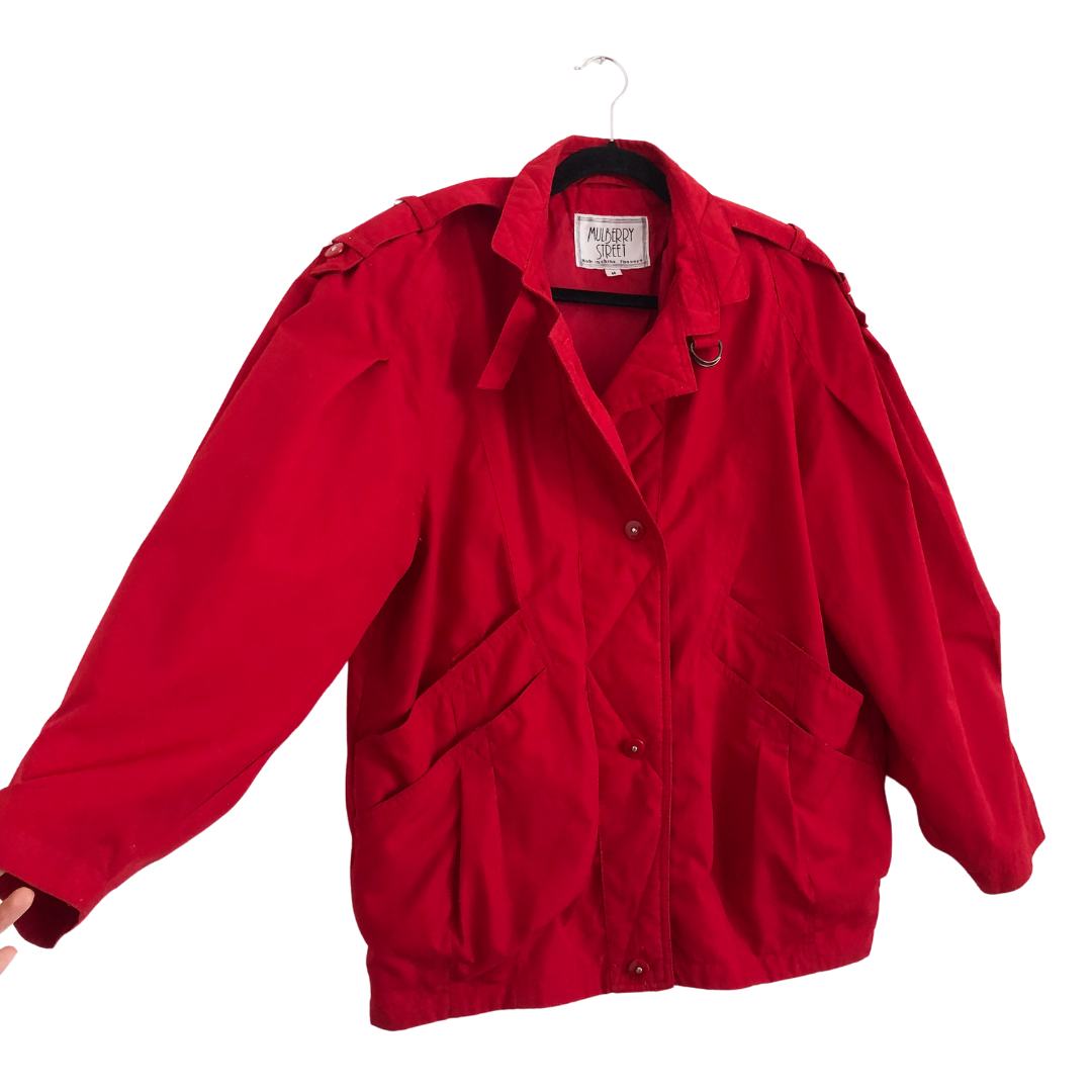 Chamarra 1980 roja