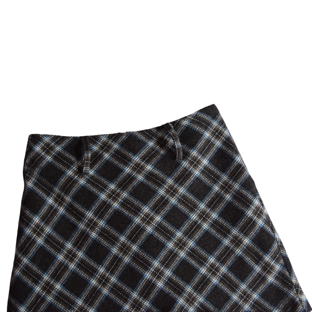 Falda tartan de rombos