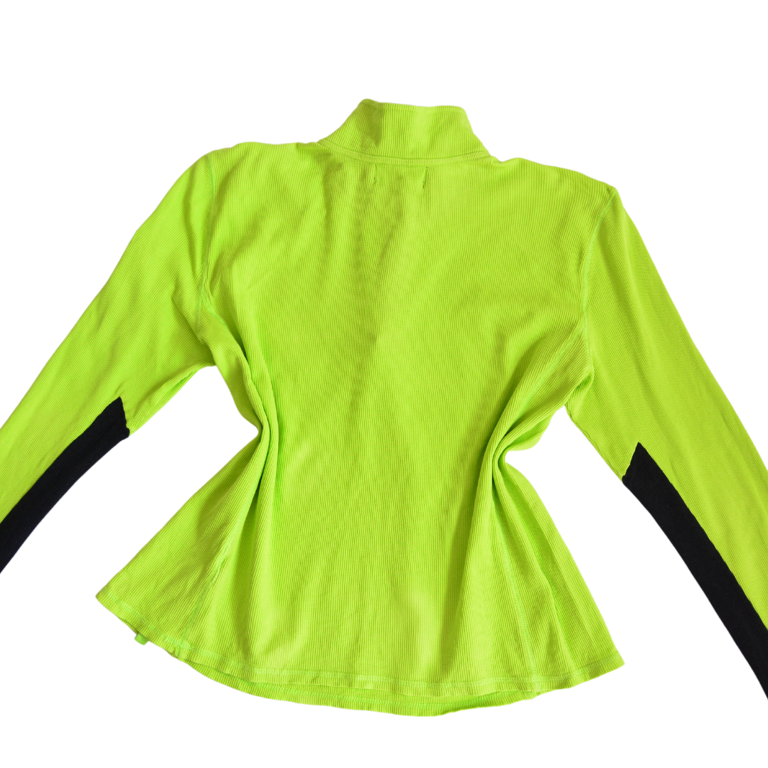 Sudadera Ralph Lauren Active verde neon