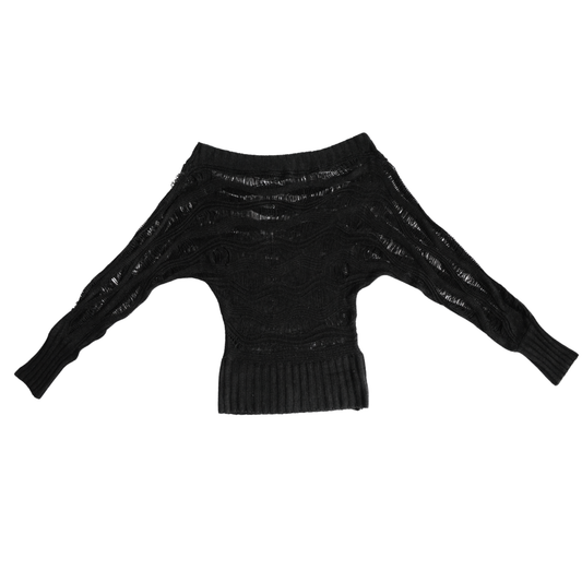 Suéter negro Guess off shoulder