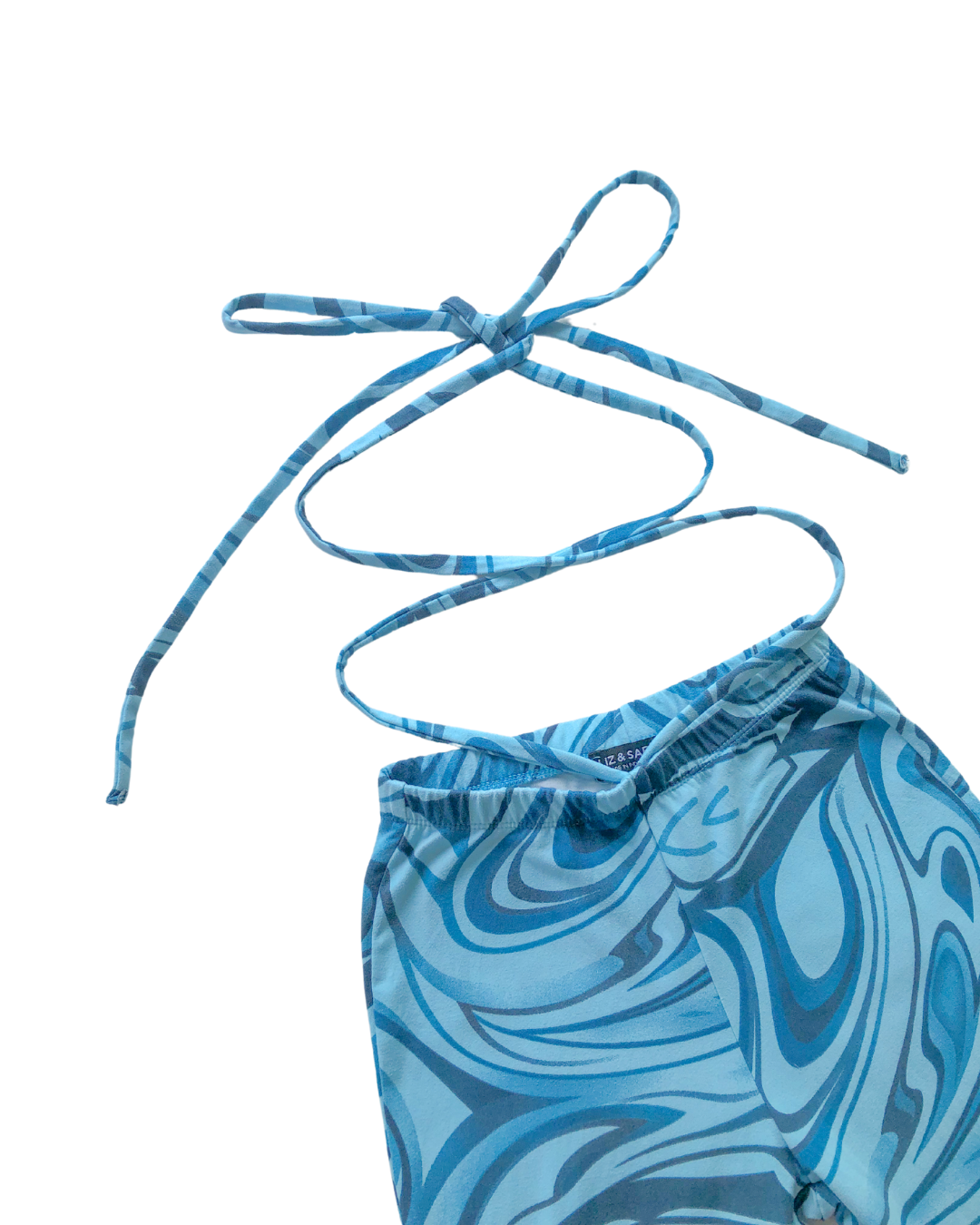 Pantalón groovy azul flared