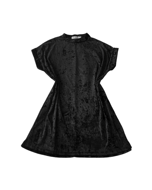 Vestido negro terciopelo