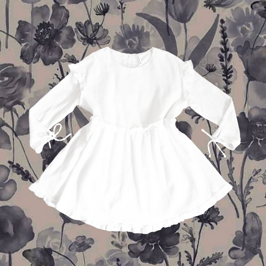 Vestido blanco babydoll