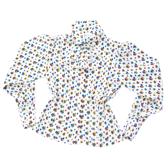 Blusa victoriana 1980