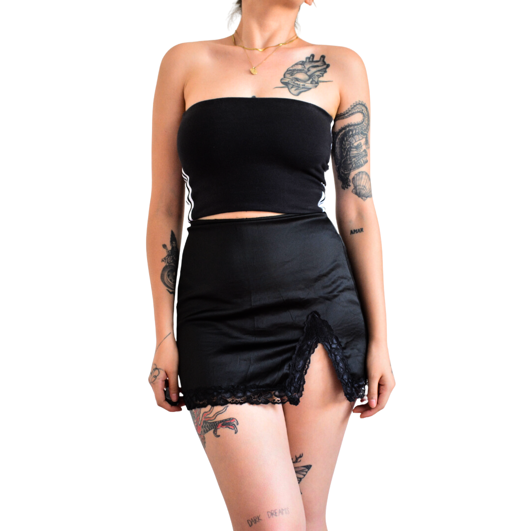 Tube top Adidas negro