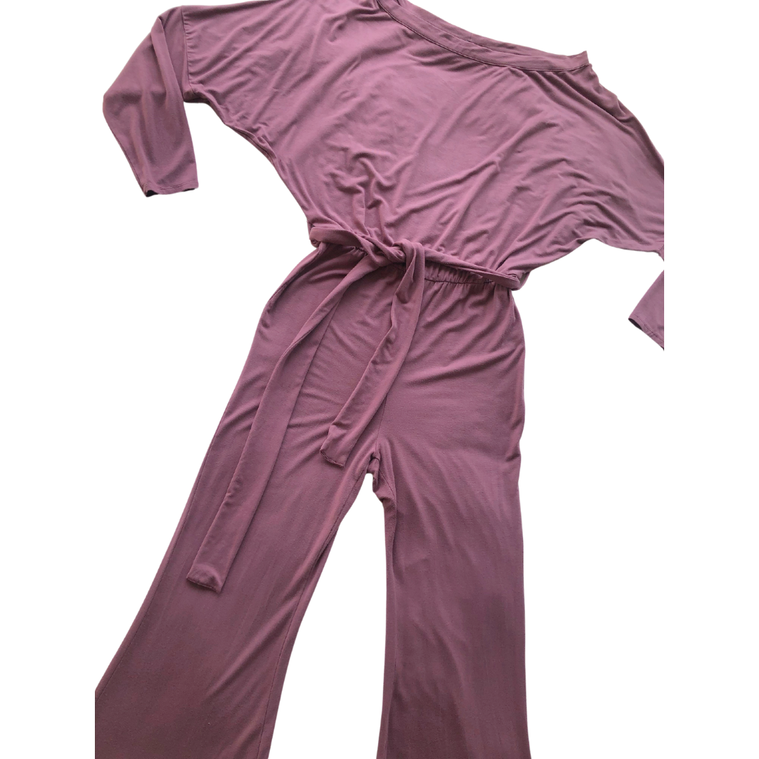 Jumpsuit morado pálido