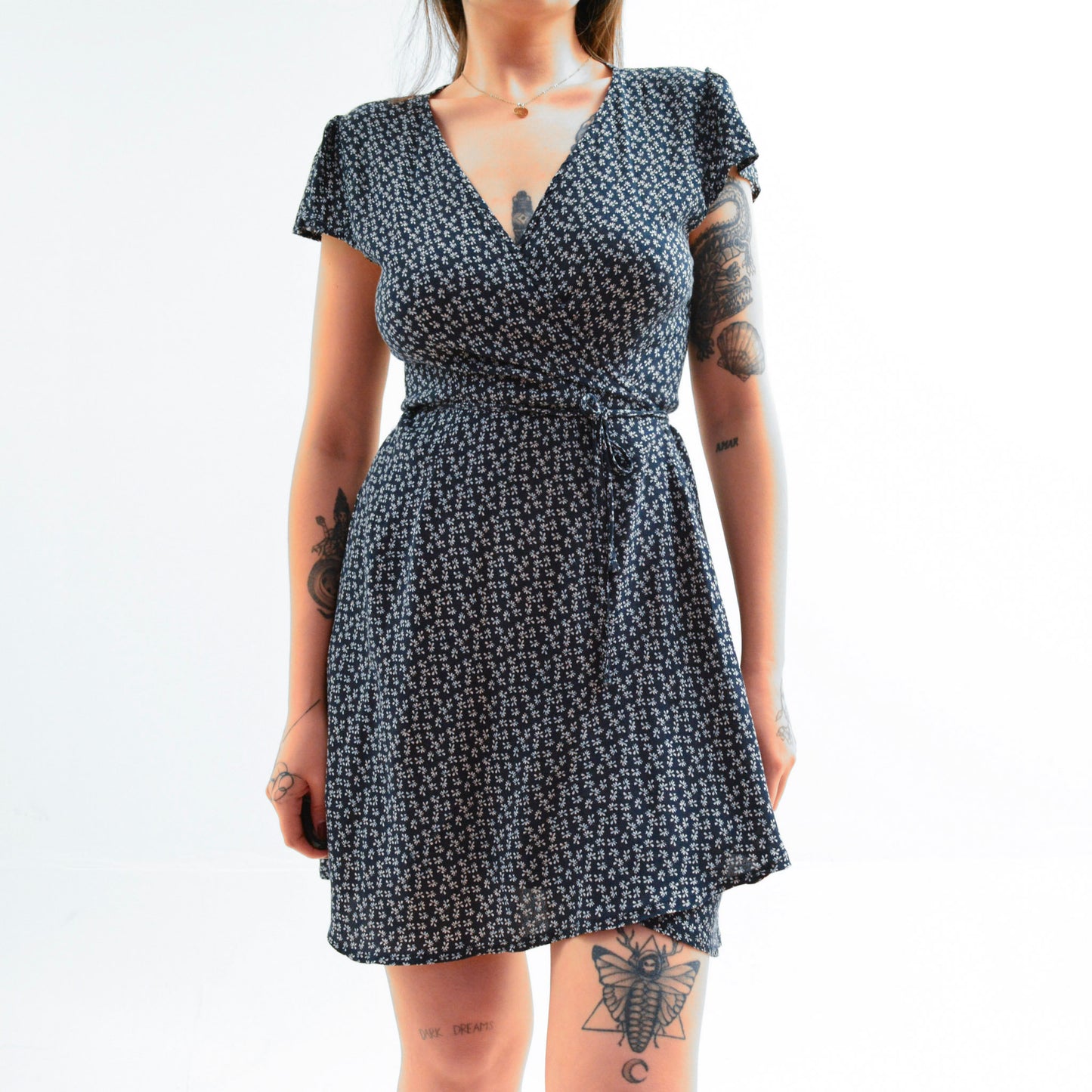 Vestido wrapped Brandy Melville