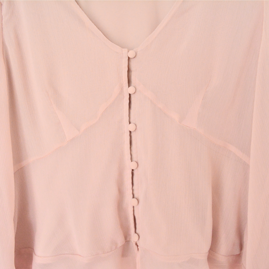 Blusa de chiffon Nine West