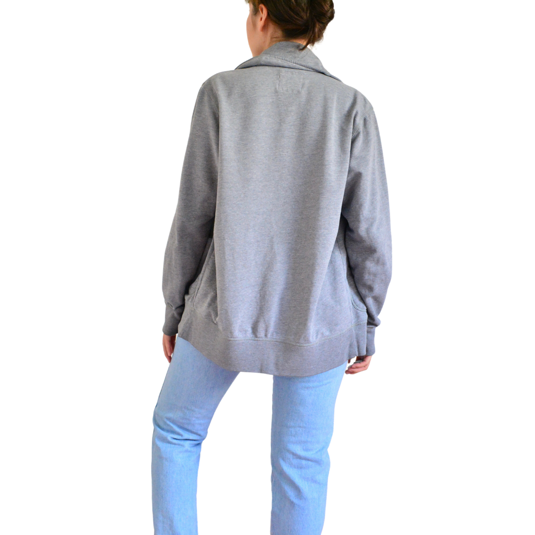 Blazer knit gris