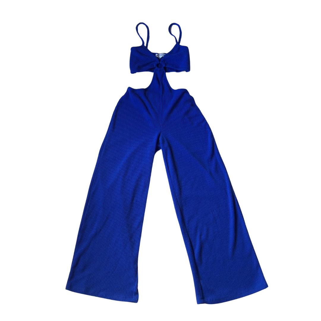 Jumpsuit azul wide leg